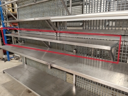 Rvs Wandrek - 200 x 30 cm